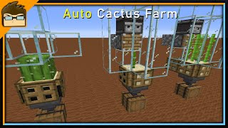 Minecraft Auto Cactus Farm Tutorial #SHORTS
