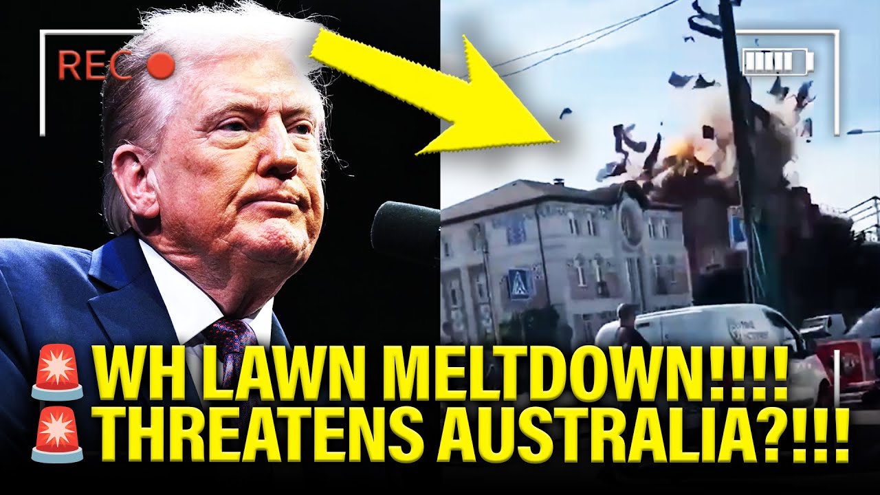 Trump has DISASTER PRESSER on WH LAWN as WORLD EXPLODES