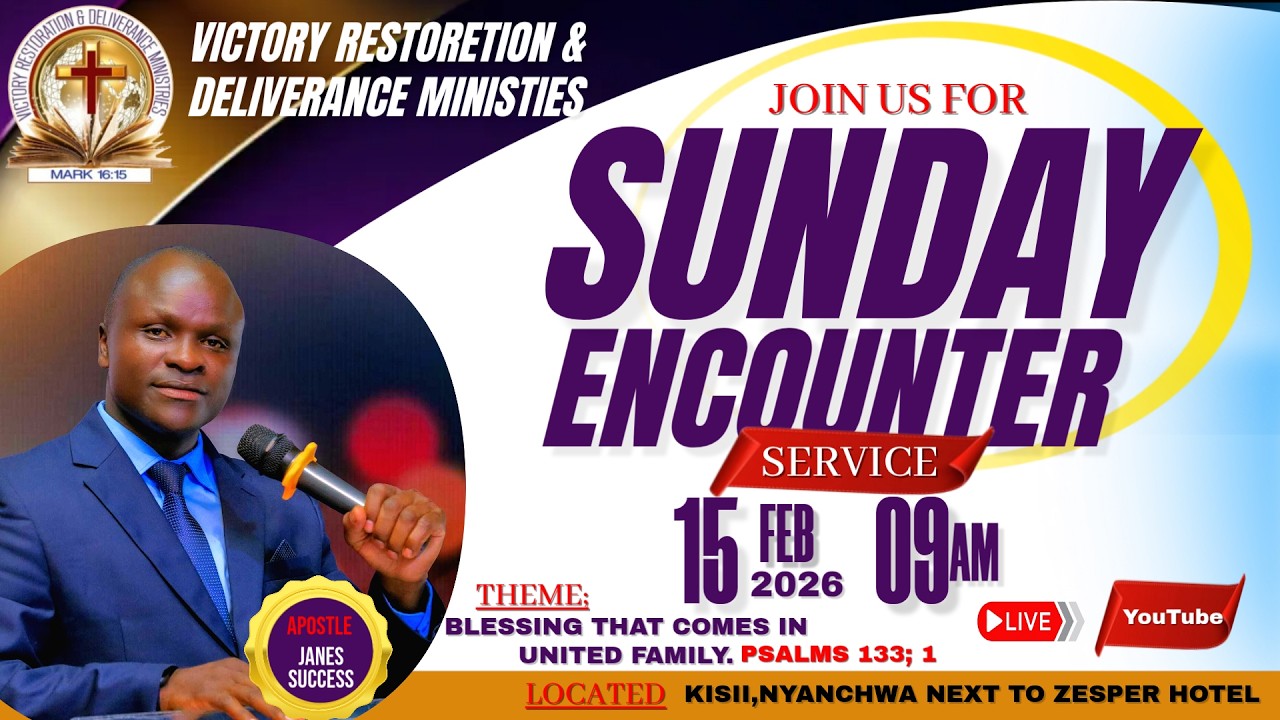 15/02/2026 || BLESSING THAT COMES IN UNITED FAMILY, PSAMLS 133:1 || APOSTLE JANES SUCCESS.