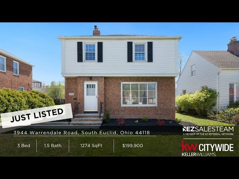 3944 Warrendale Road, South Euclid, OH home video tour