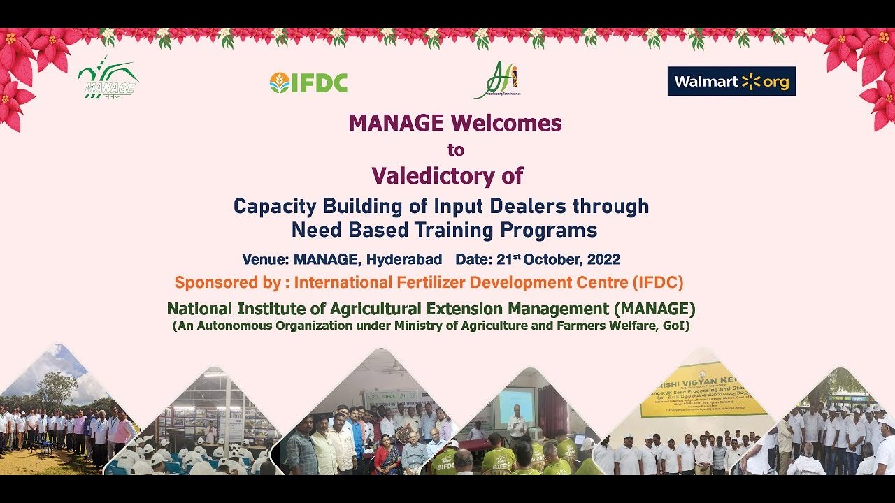 Capacity Building of Input Dealers through Need-Based Training Programs