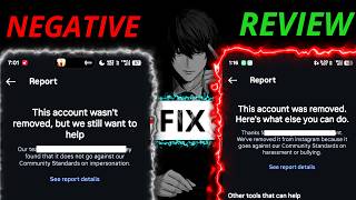 How to Fix Negative Reviews & Reports on Instagram Acc | ban method | how to ban Instagram account