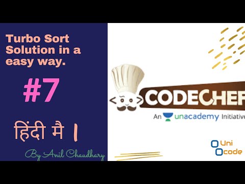 Turbo Sort CodeChef
