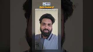 Quick Review of JEE Advanced 2026 Paper 1 🔥 #jee #jeeadvanced #paper1 #kgsjeeofflineonline