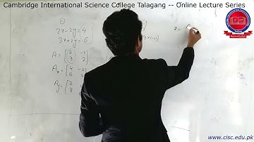 9th Class [Math] Demo Lecture -- CISC Online Classes -- Muhammad Tauqeer