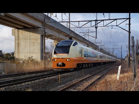 E653系U102編成 東北本線救済臨時快速　2022 3/19~21
