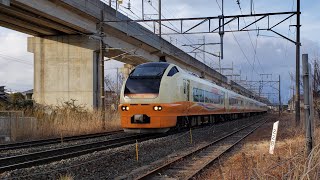 E653系U102編成 東北本線救済臨時快速　2022 3/19~21