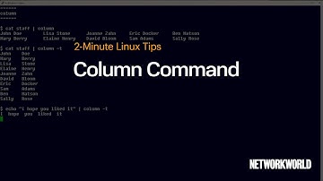 How to Use the column Command in Linux | Format Output into Neat Columns Easily