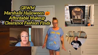 GRWM Affordable Makeup Walmart Fashion Clearance Marshall's Halloween Finds