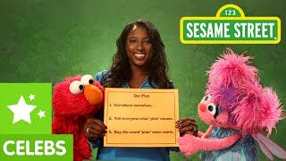 Sesame Street: Rutina Wesley and Elmo make a Plan