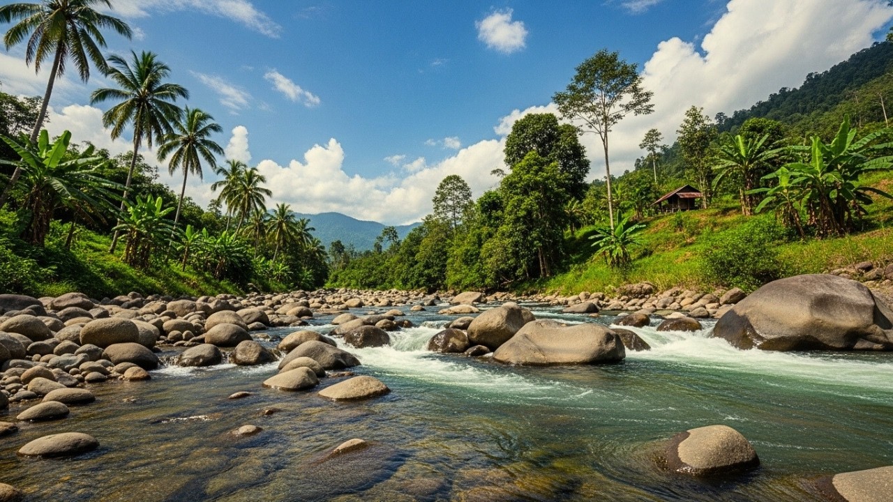 Gentle River Sounds for Deep Sleep | Relaxing Nature Ambience for Insomnia
