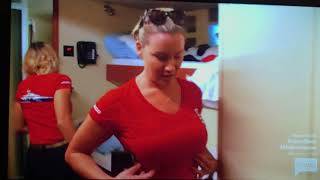 Hannah Puts on Shirt Below Deck Mediterranean