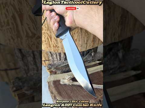 Lengren A027 DLC Coated Combat Knife in Sleipner Steel