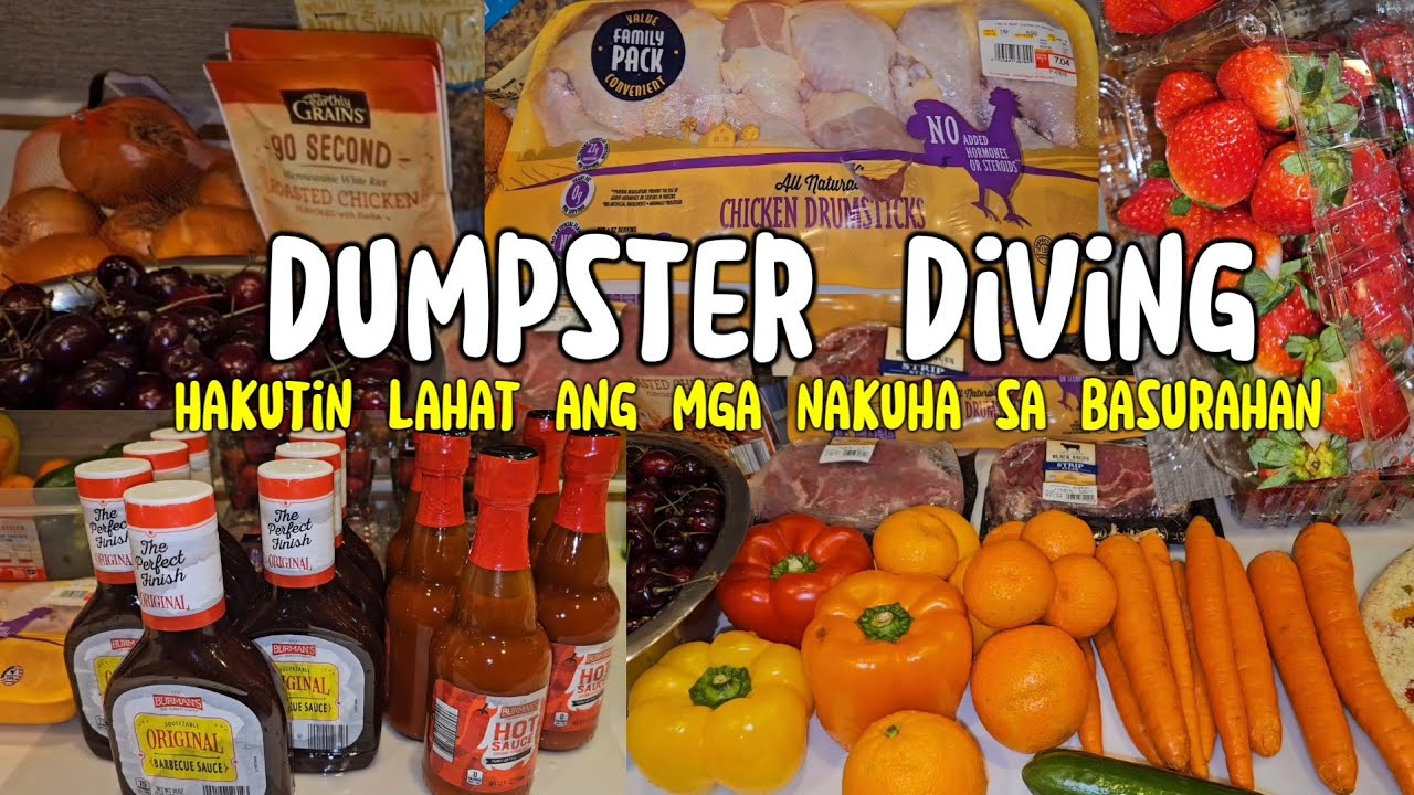 Dumpster Diving: JACKPOT💥 Ulit sa mga pagkain. Hindi talaga nauubosan si Mr. Bin sa mga grasya🤑💰