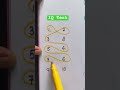 Draw a checkered path with number 1 to 10 #drawing#line#shorts#maths#quiz#funny#games#trendingshorts
