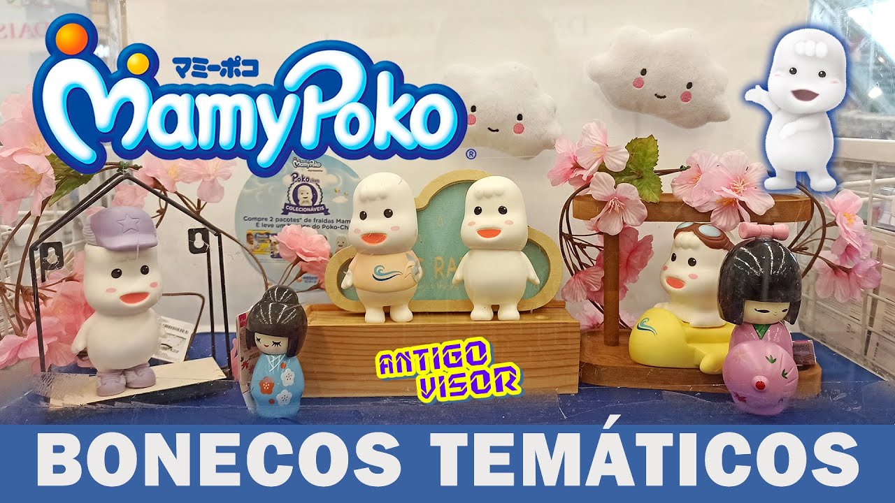 BONECOS POKO-CHAN POKOCHAN - Promoção de Fraldas MamyPoko Lojas
