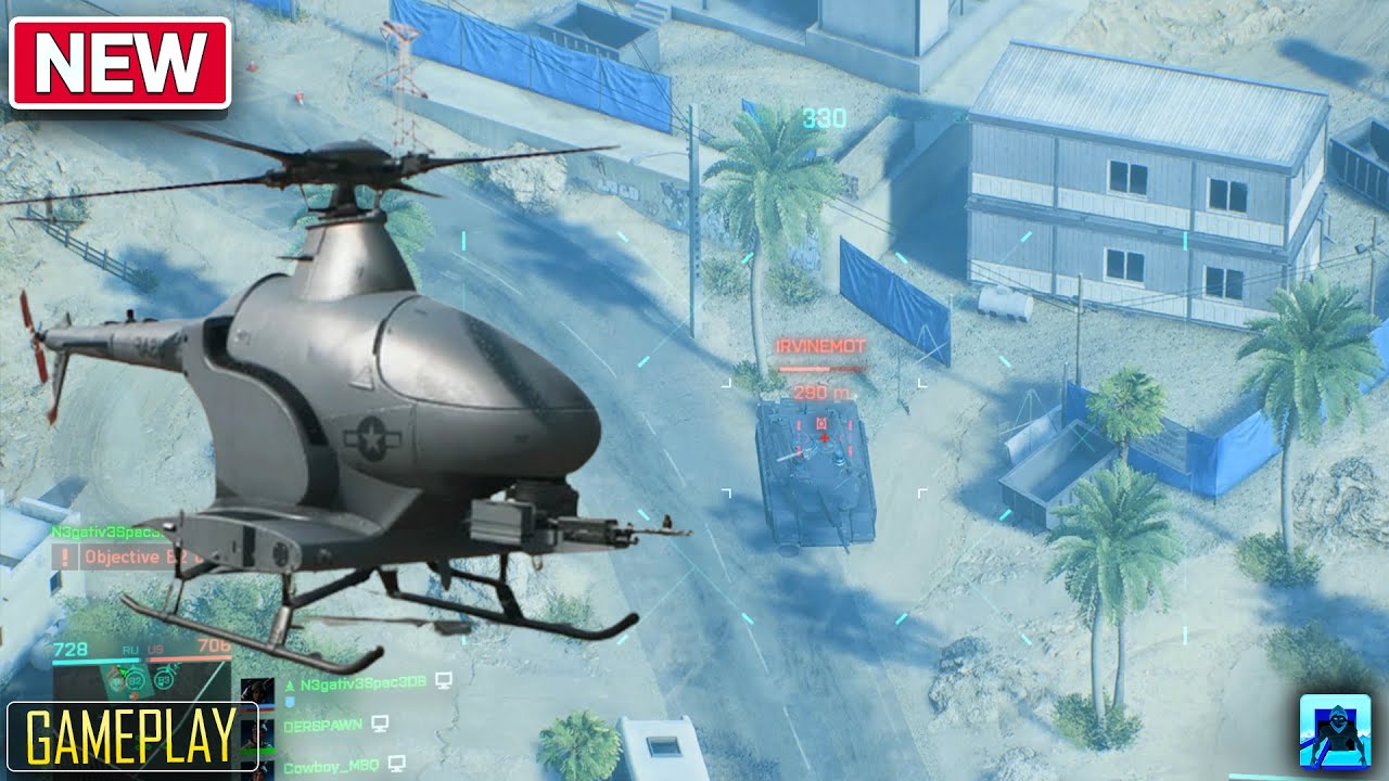 BF 2042 UAV1 Gameplay This is UAV1 Gameplay Arica Harbor on BF 2042