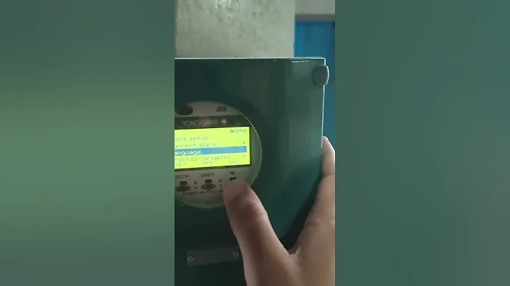 yokogawa ADMA AXF magnetic flow meter span  setting