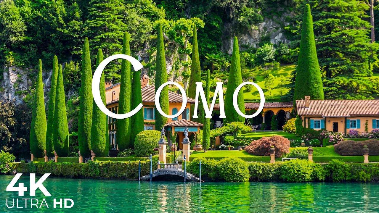 Como, Italy 4K | Lake Como, Bellagio & the Italian Alps in a Timeless Scenic Escape