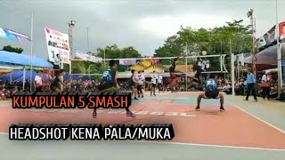 KUMPULAN SMASH TARKAM HEADSHOT KENA MUKA/KEPALA BIKIN NGERI.@aabihi
