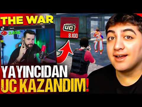 TAKİPÇİ HESABIYLA YAYINCIYI GHOSTLAYIP UC KAZANDIM! | PUBG Mobile