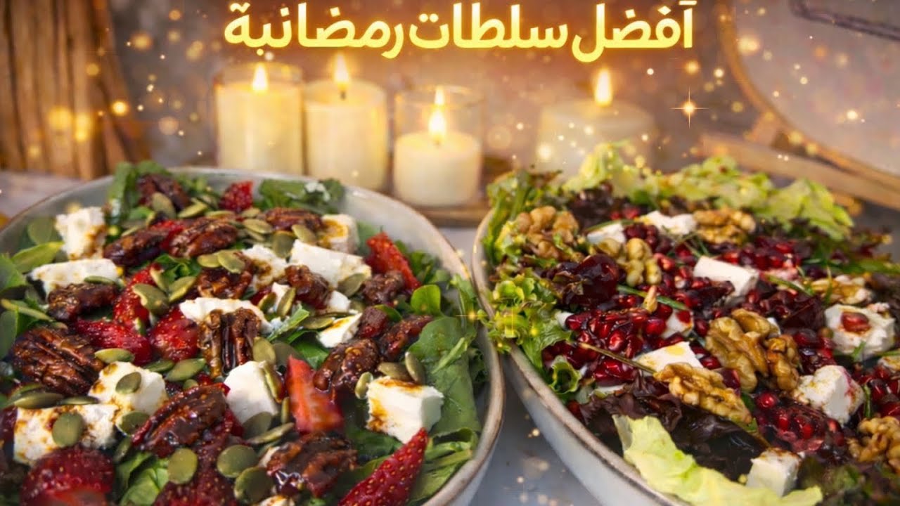 Самые вкусные салаты Рамадана 2026 года 🌙 | Салат с карамелизированным пеканом и изысканный салат...