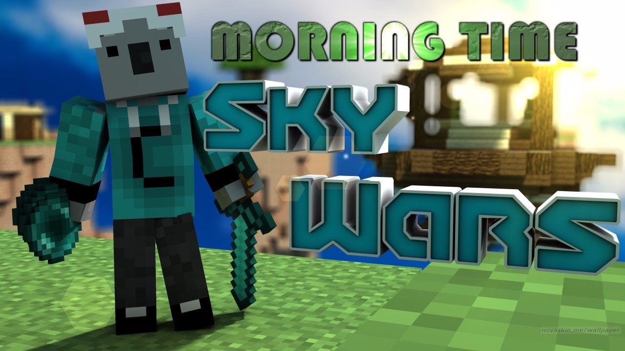 MORNING TIME SKYWARS!!! ...(Minecraft SKYWARS#2) W/TechLog