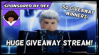 HUGE Anime Final Quest Giveaway Stream (50 Winners!)