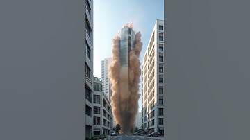 Building collapsed suddenly, caught on video 🏢💥 #collapse #disaster #shorts4o