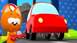Би-би 🚗 Изучаем части разных машинок – Сборник – Котэ ТВ – Песенки для малышей