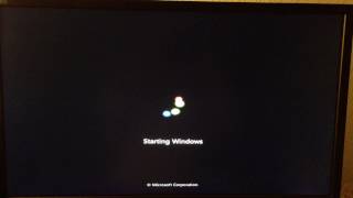 SSD Demonstration. Reboot in Windows 7