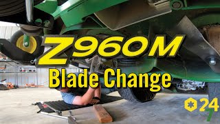 How to Change Blades on John Deere Z960M Zero Turn Mower Thumbnail