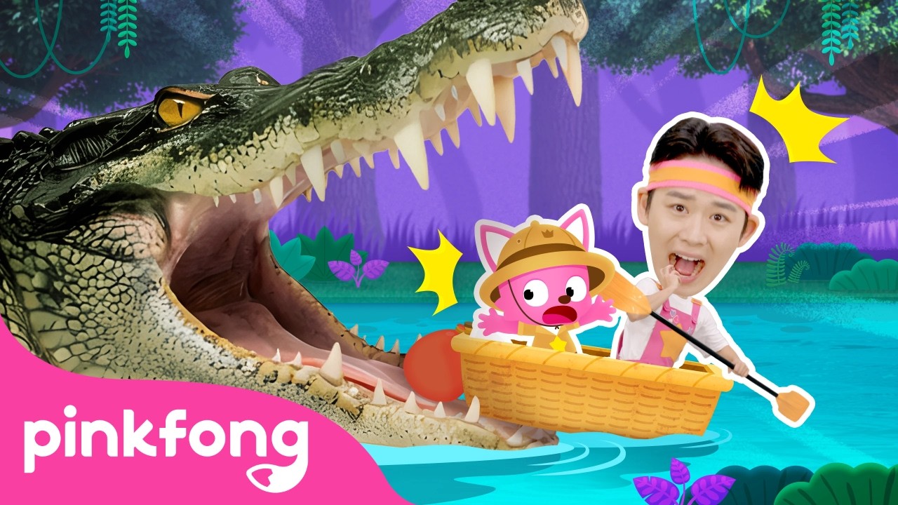 Run Away from the Crocodiles! | Nursery Rhyme | Hoi's Playground | Pinkfong Official