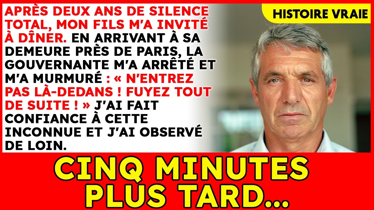 Mon Fils M'a Invité À Dîner Après Deux Ans De Silence – La Gouvernante M'a Murmuré : « Fuyez ! »