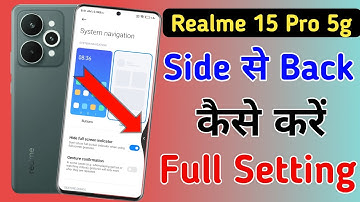 Realme 15 pro side back kaise kare / how to use gesture navigation in realme 15/15 pro