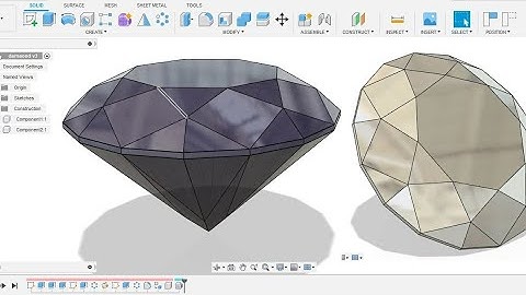 Fusion 360 Practice Exercise #25 | fusion 360 Tutorial | How to make A Diamond in Fusion 360