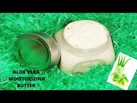 ALOE VERA MOISTURIZING BUTTER FOR GLOWING SKIN AND HEALTHY HAIR