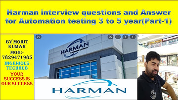 HarMan Interview Question and Answer for Automation Test engineer (2 to 5 year Experience Part-1)