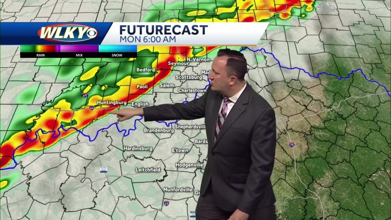 Chance of rain, storms Sunday - YouTube