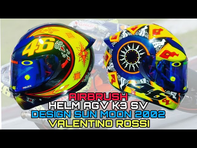 agv k3 rossi 2002 K3-SV Rossi Motorcycle Helmet An AGV icon designed for perfection AGV K3 SV ROSSI 2002