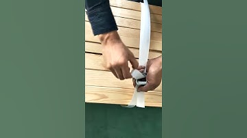 How to use composite strapping and buckle