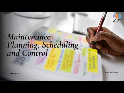 Maintenance Planning, Scheduling and Control 1 YouTube Video
