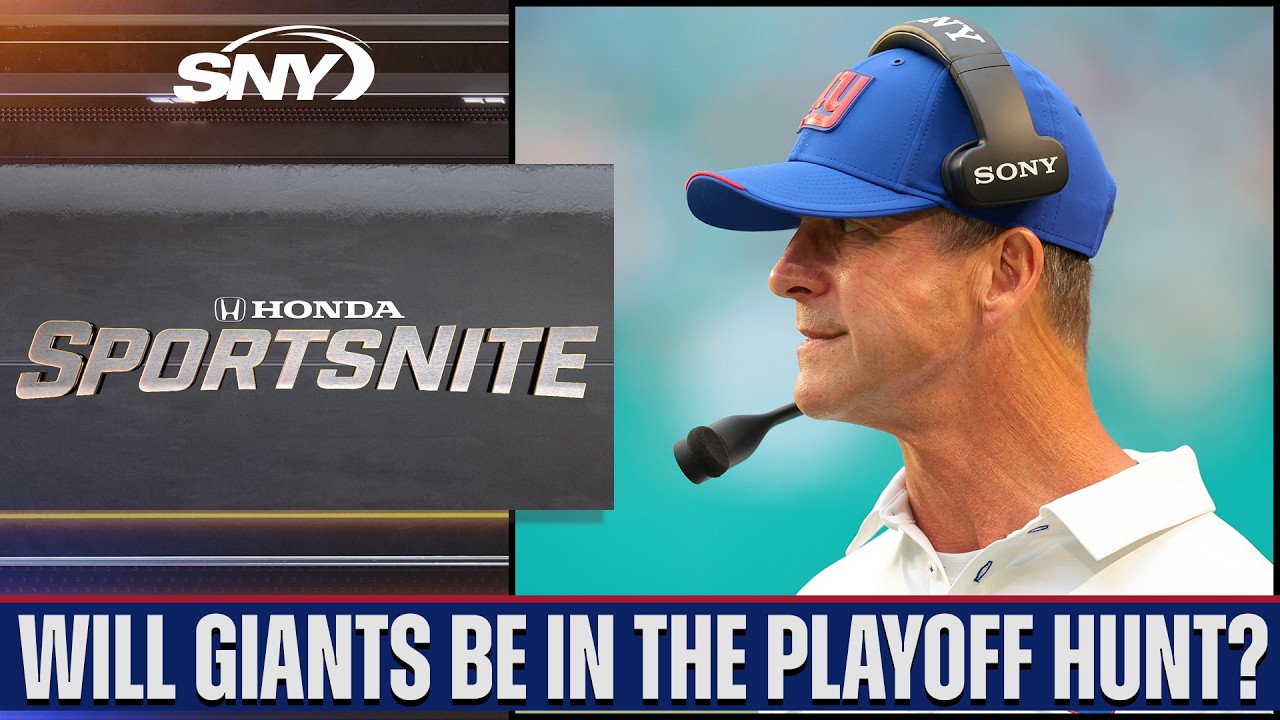 Will the New York Giants be in the playoff hunt in December? | SportsNite