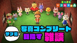 【あつ森生放送】住民の写真立てコンプリート目指す生放送サブ島編【雑談】