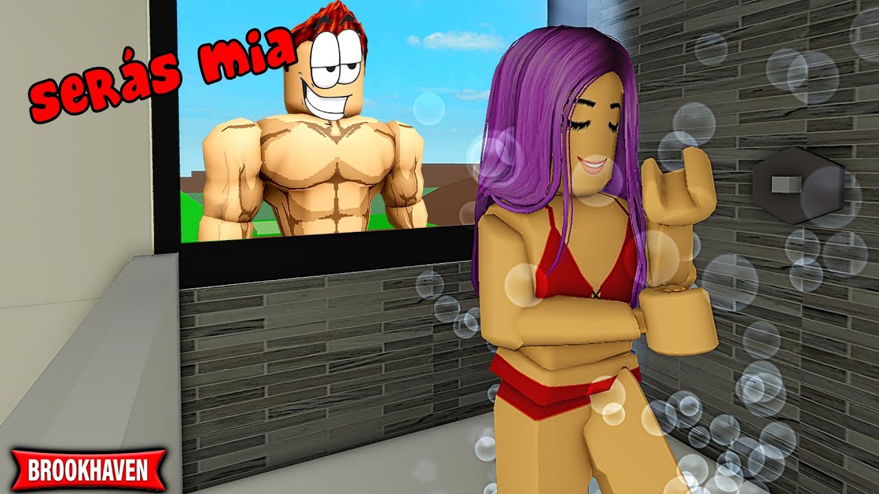EL GUARDAVIDAS ME ACOSA en ROBLOX BROOKHAVEN RP - KATY ROBLOX