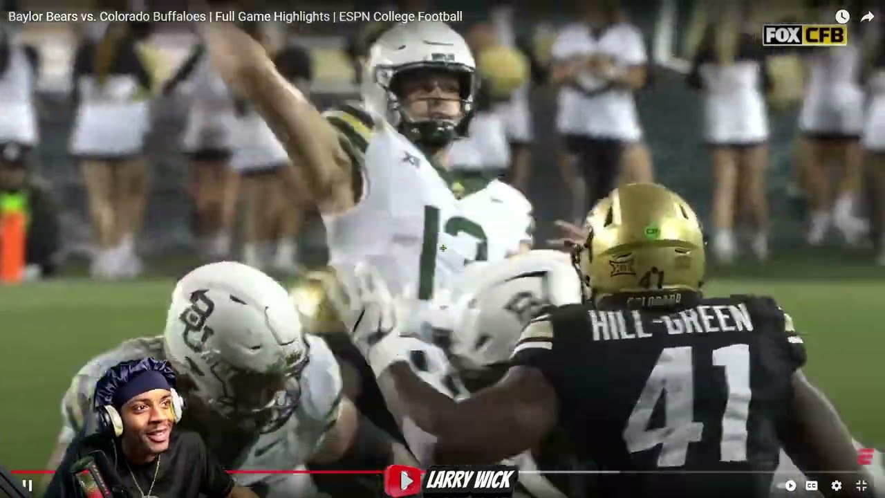 HE SOLD THE GAME FOR CLOUT!! Baylor Bears vs. Colorado Buffaloes | ESPN College Football