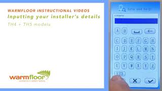 TH04/TH05 - Installers details