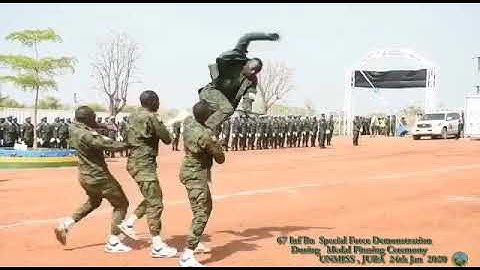 Rwanda special forces demonstrations
