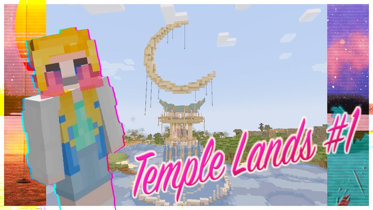 Mooner Temple Build | Survival Minecraft: Temple Lands #1