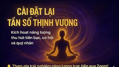 Cài Đặt Lại Tần Số Thịnh Vượng| Đặng Ngọc Huệ Official